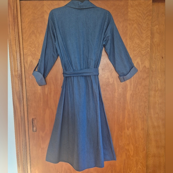 MICHAEL Michael Kors Blue Long Sleeve Dress, size S - Picture 9 of 12